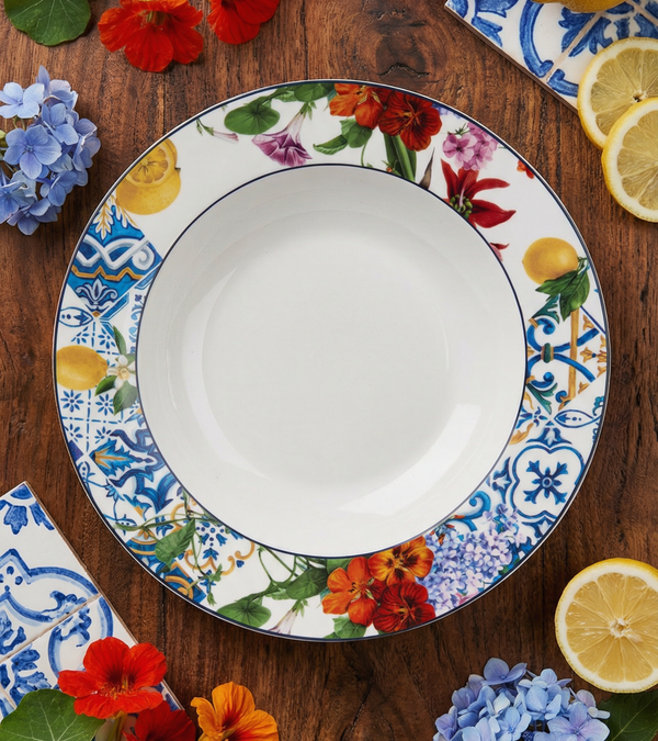Dolce Vita Soup/Pasta Plate - Set of 6