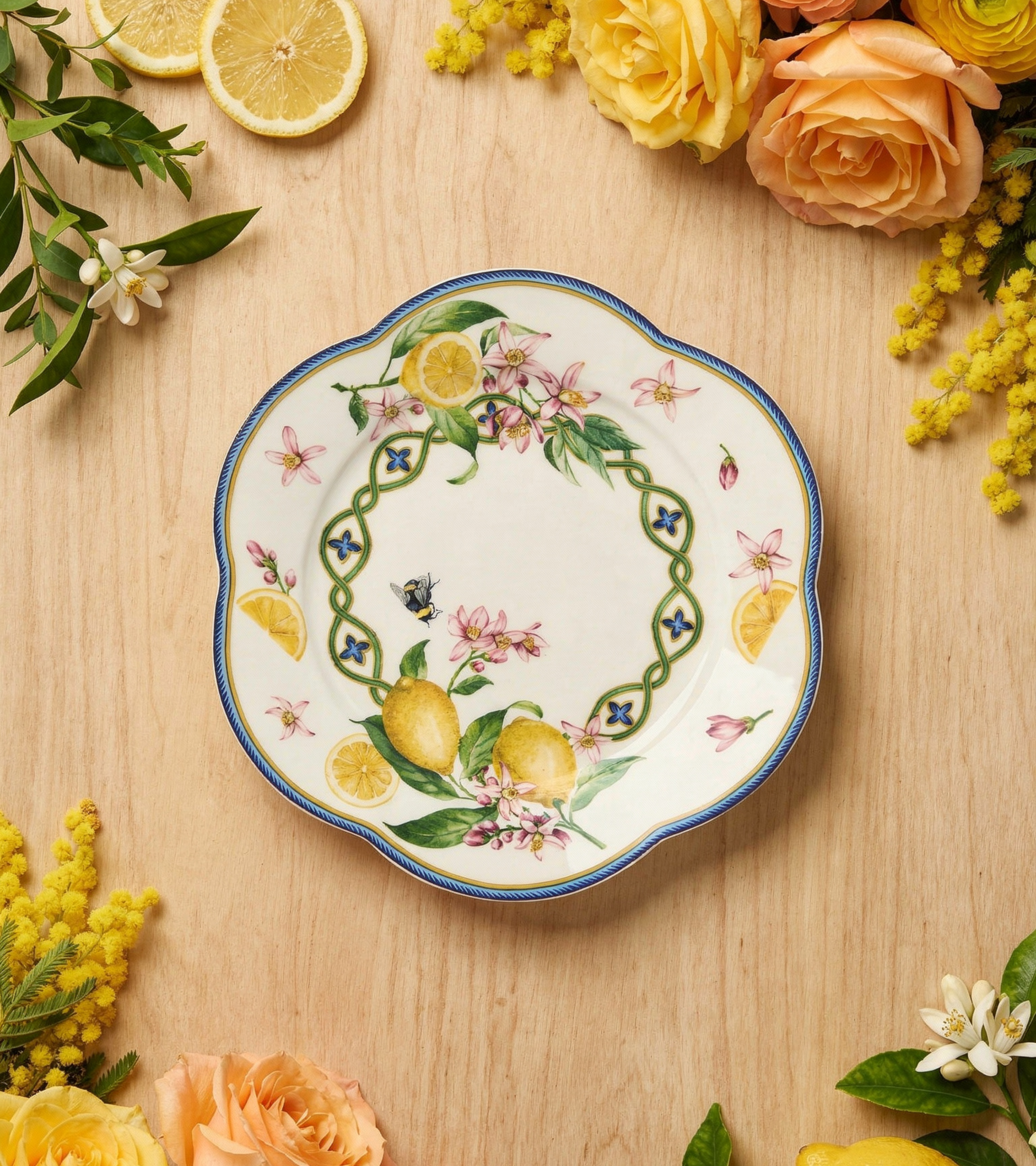 Limoncello Dreams Dessert Plate - Set of 6
