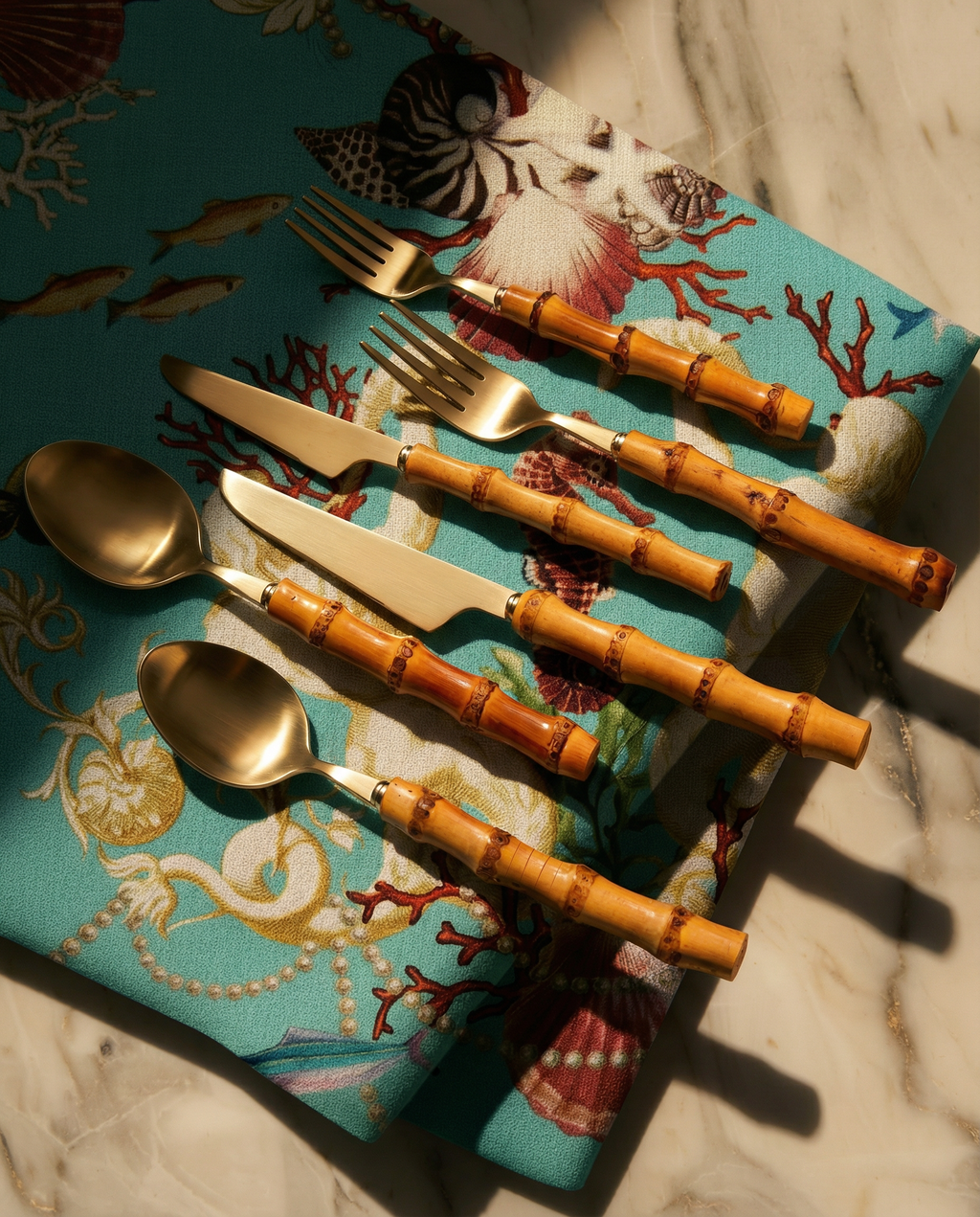 Bamboo Collection, 72 Piece Cutlery Set