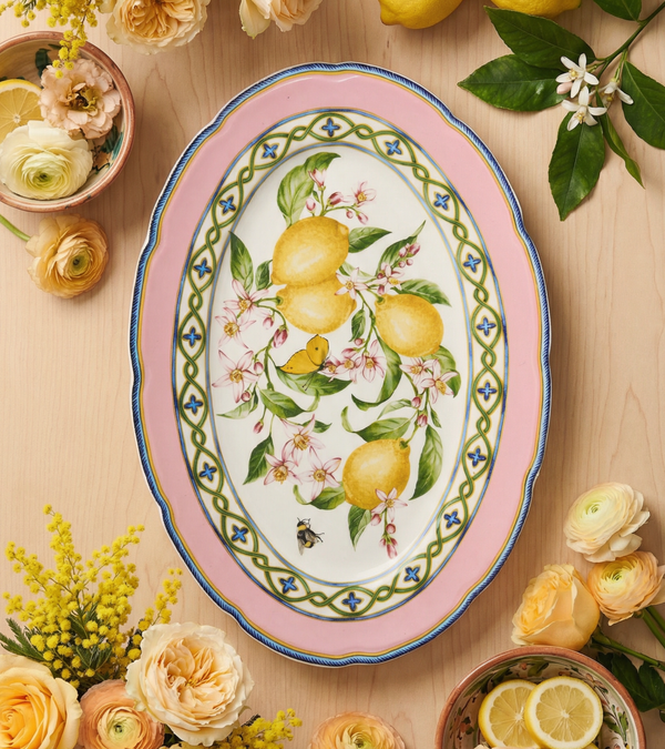 Limoncello Dreams Oval Serving Platter